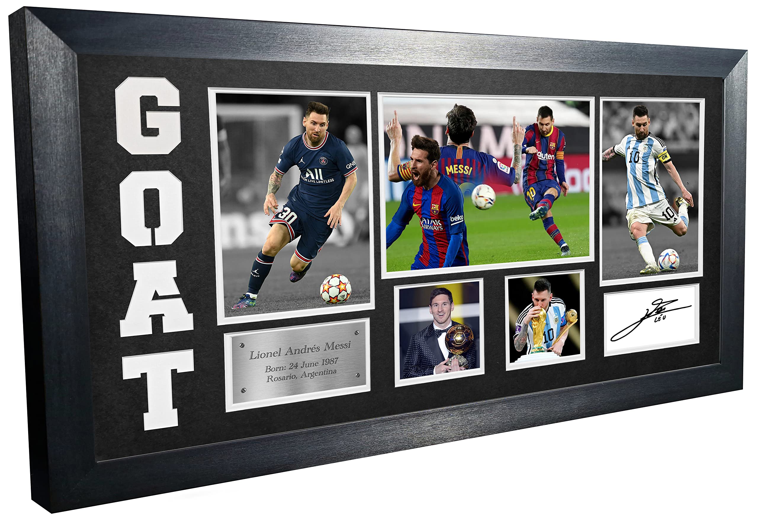 Amazon.co.jp: ライオネル・メッシ ゴート 黒または白 バルセロナ山